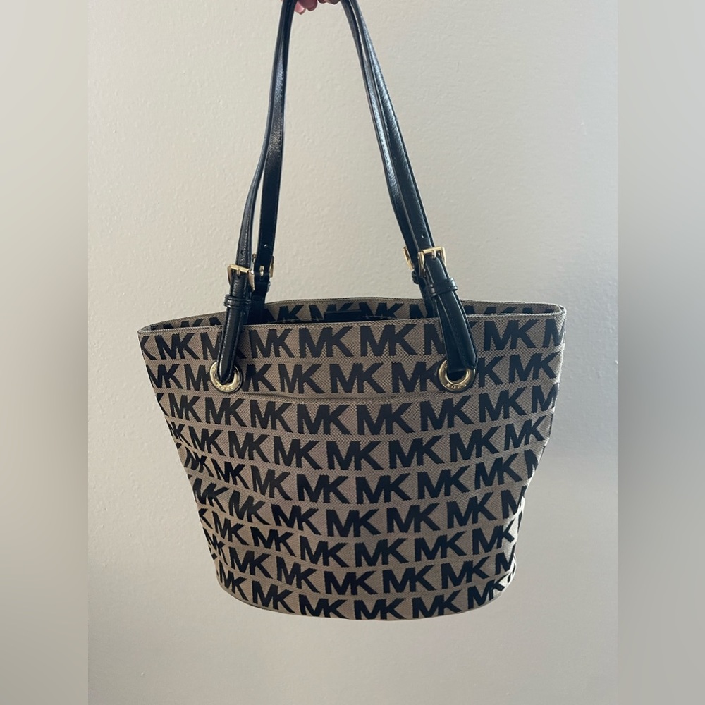 Black and Tan Michael Kors Purse